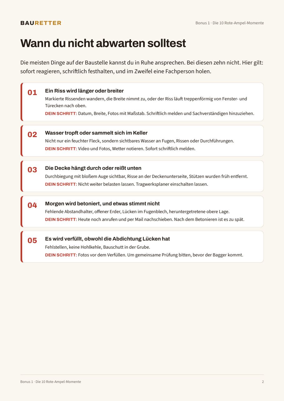 Bonus 1: Die 10 Rote-Ampel-Momente